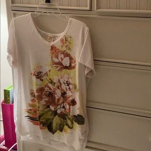 Faded Glory floral shirt